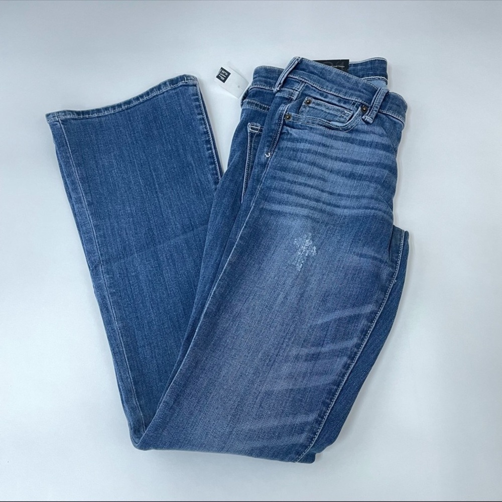 LIKE new GAP Womens Jeans Size 0/25 Baby Bootcut Blue